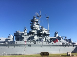 Be ready for some awesome photo ops on a visit to the USS Alabama. Photo by Kayla Elliott