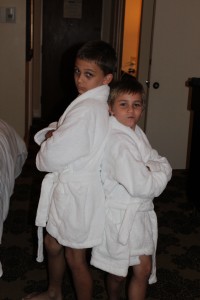 Spa robes are always a must!