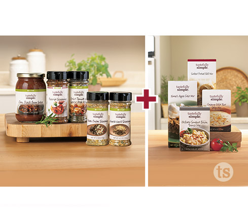 Tastefully Simple Meal Collection