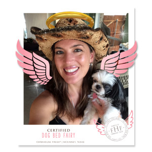 With an online purchase is the opportunity to upload a selfie and have yourself transformed in a Dog Bed Fairy, wings and all. Courtesy photo