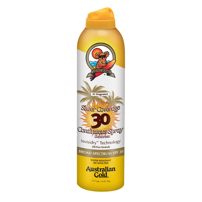 Australian Gold Sheer Coverage Continuous Spray Sunscreen