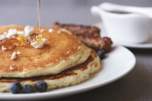 Pancakes with Maple Syrup is a breakfast staple. Courtesy photo