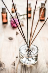 Essential oils can be used in multiple ways, including scent sticks which are becoming more popular.