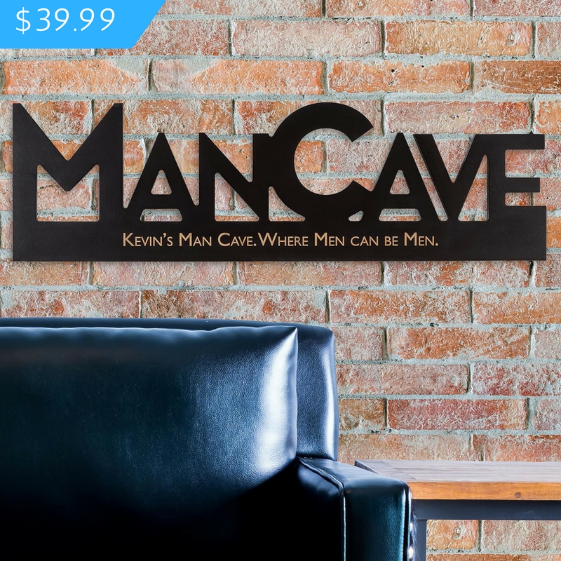 Giant Man Cave Sign