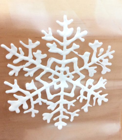 snowflake-window-cling