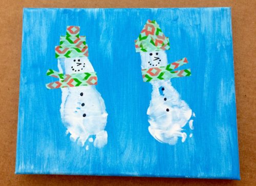 snowman-footprints