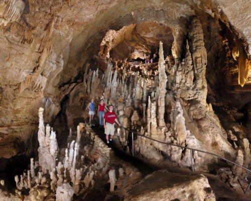 Tours at the Natural Bridge Caverns are full of interesting information and amazing views of massive formations. Courtesy photos