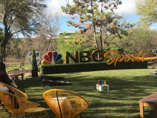 SXSW 2016’s NBC Sports Lounge at Four Seasons was a great place to hang out between sessions. Photo by Leah Nyfeler