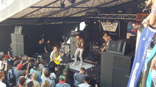 The Black Lips rock the day stage at House of Vans at the Mohawk, photo by Khrysi Briggs