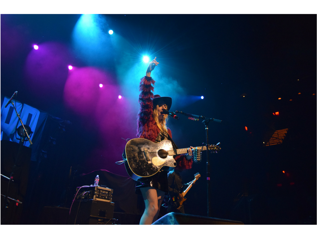 "Growing up, I listened to a lot of hip hop and blues, and I love those two genres so much." ACL Live's opener, ZZ Ward.