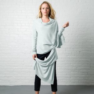 08 Crane and Lion Wrap Sweater