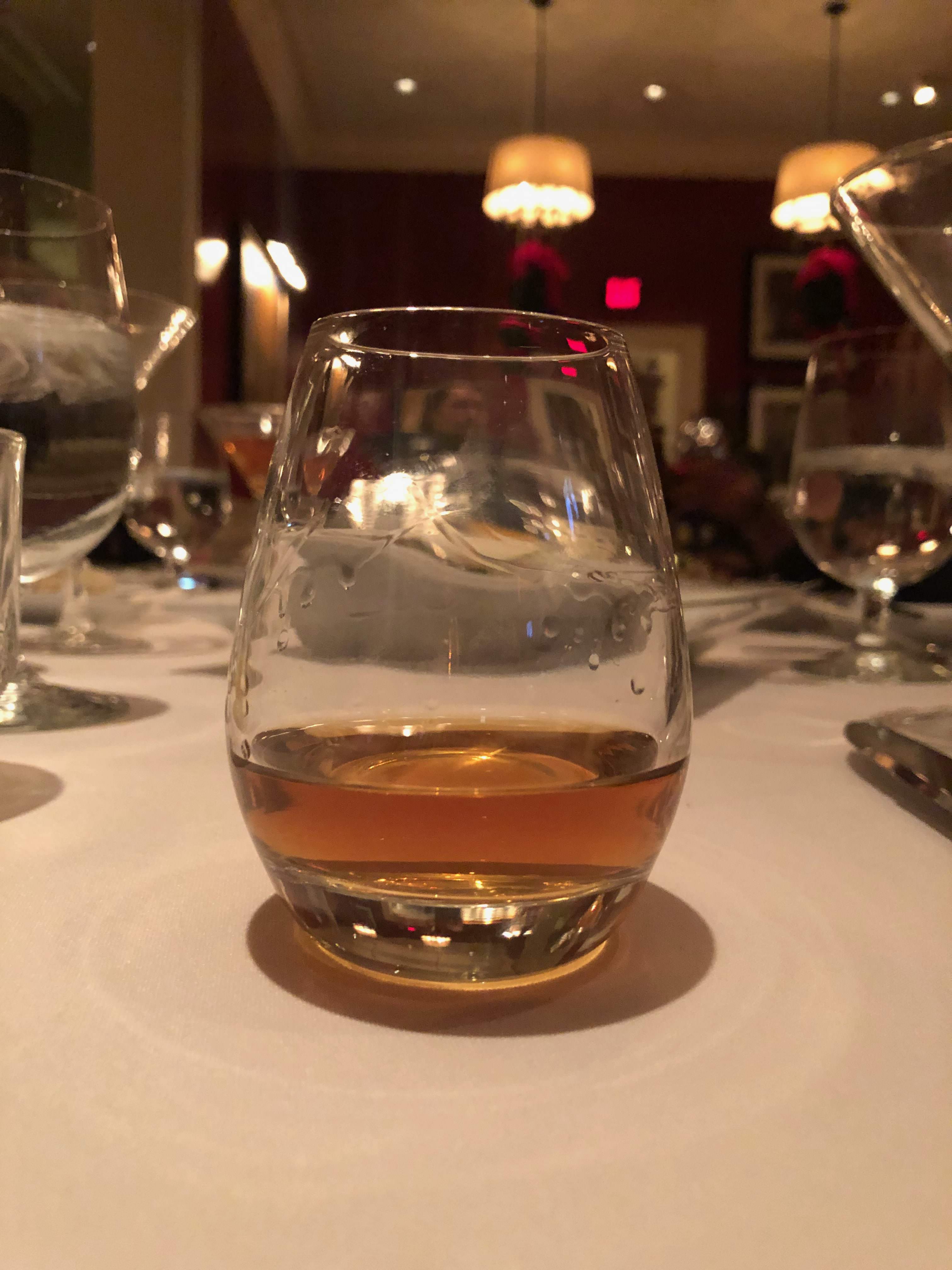 A perfect pour of Four Roses at Dudley's on Short
